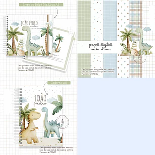 Arquivo Encadernação Baby Combo Meu Dino 