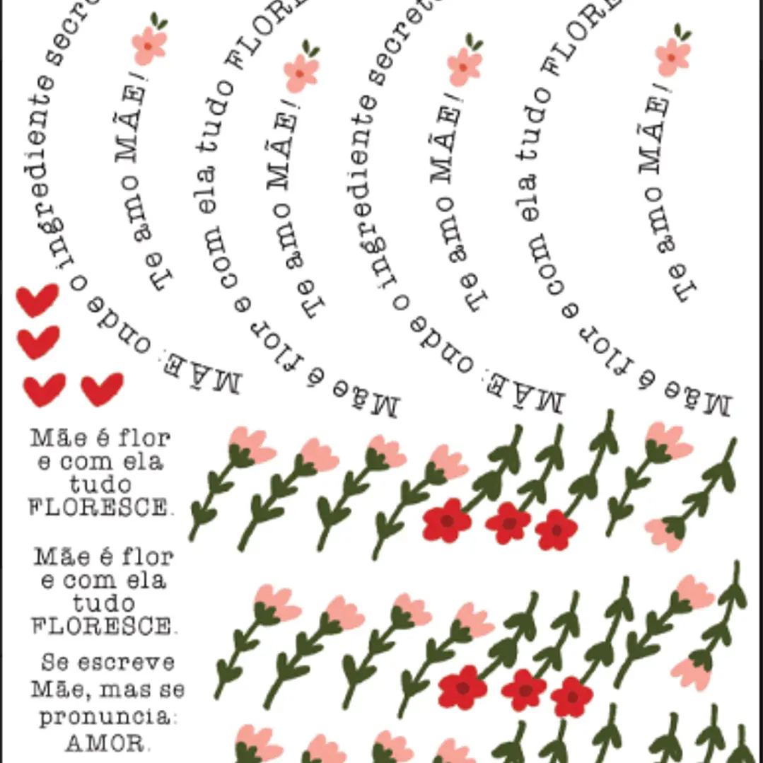 Arquivo Dia das Mães DTF UV Pires Folha A4 1