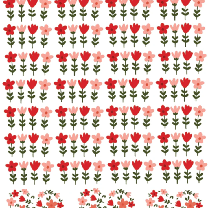 Arquivo Dia das Mães DTF UV Flores Folhas A4 1