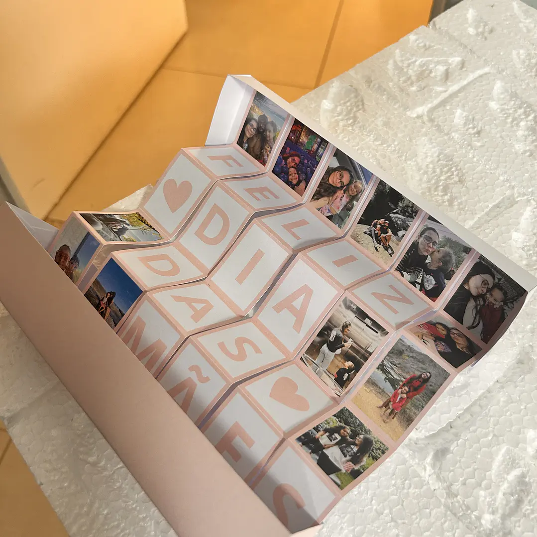 Arquivo Dia das Mães Caixa Cascata de Fotos  3