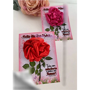 Arquivo Dia das Mães Card Xuxinha de Cetim 