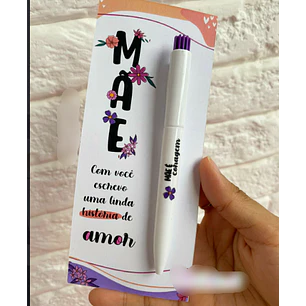 Arquivo Dia das Mães Card Caneta 