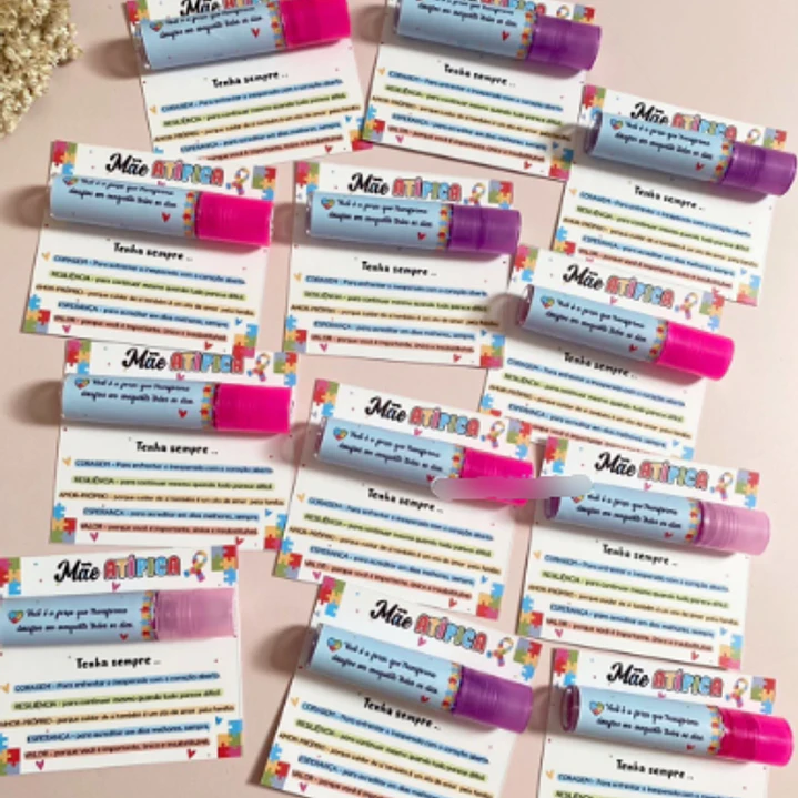 Arquivo Dia das Mães Card Rótulo Gloss Labial  1