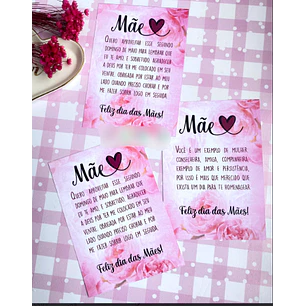 Arquivo Dia das Mães Card Frase para Presente 