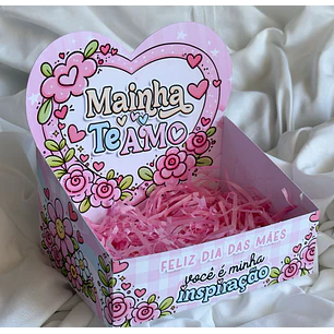 Arquivo Dia das Mães Caixa Cenário Coração 