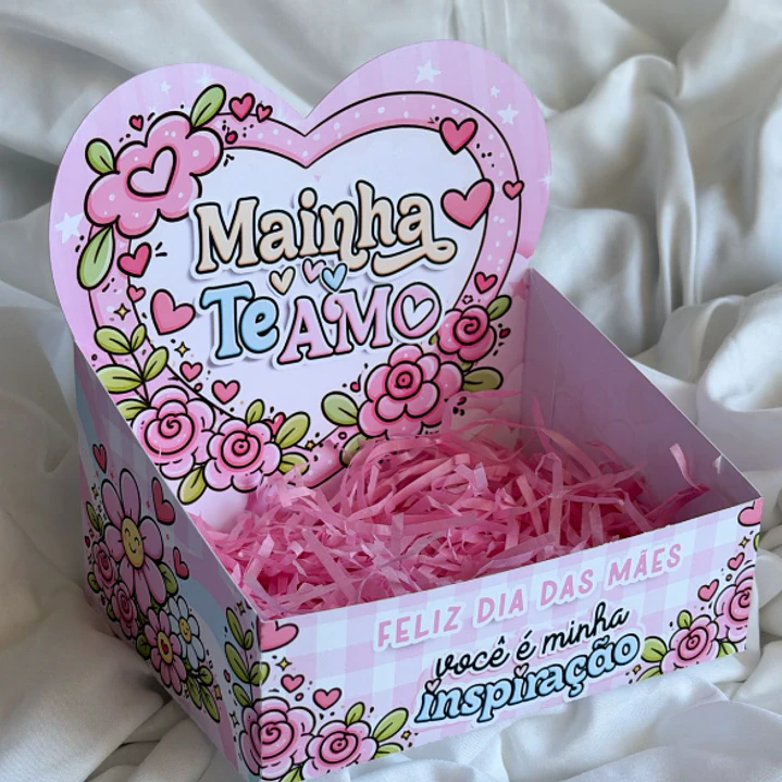 Arquivo Dia das Mães Caixa Cenário Coração  1