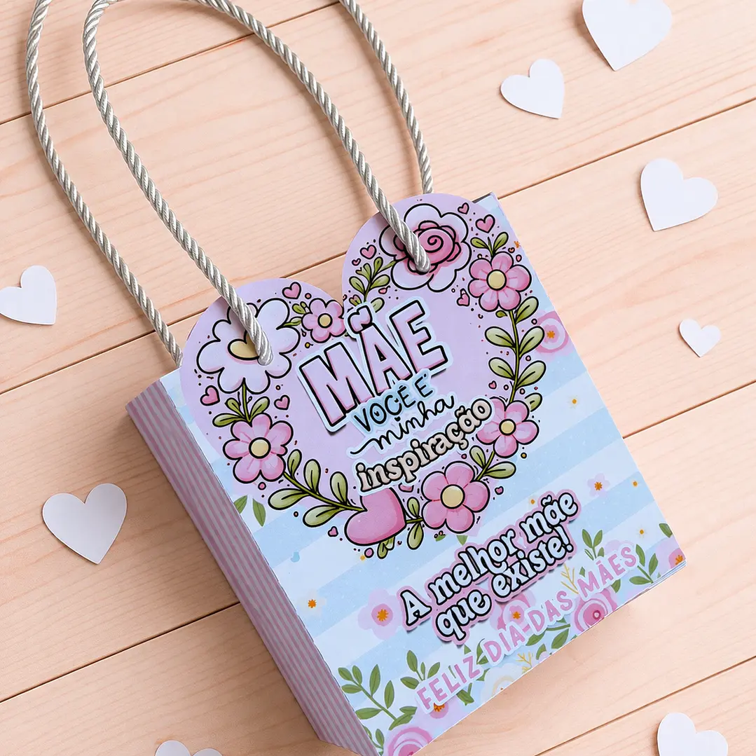 Arquivo Dia das Mães Sacola Coração  7