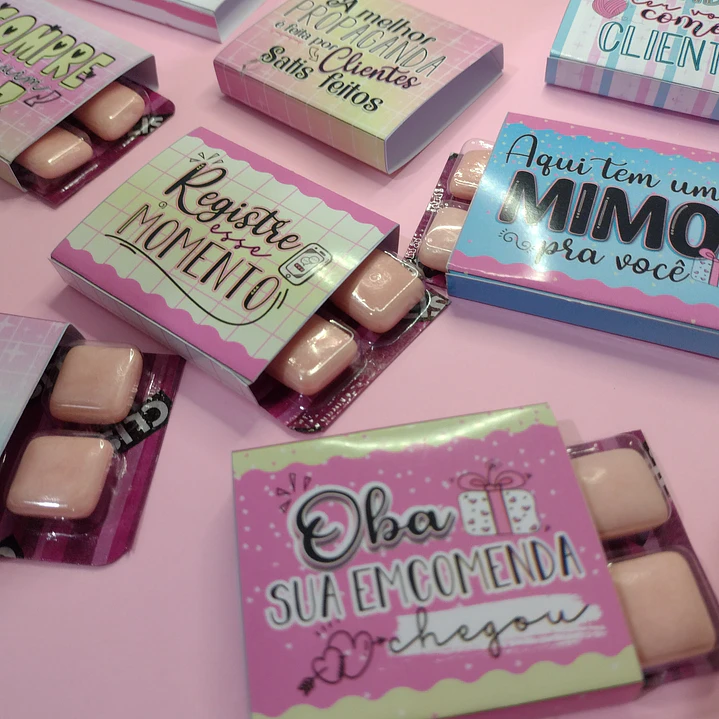 Arquivo de Corte Capa para Chicliete  1