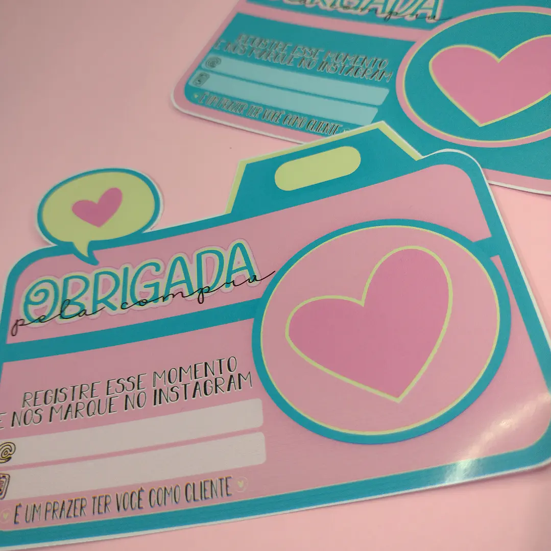 Arquivo de Corte Cartão Agradecimento Modelo de Câmera  1