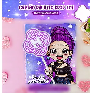Arquivo Card Pirulito Guerreiras do Kpop 1