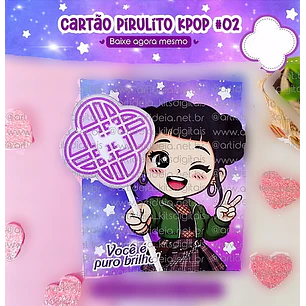 Arquivo Card Pirulito Guerreiras do Kpop 2