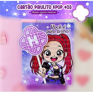Arquivo Card Pirulito Guerreiras do Kpop 3