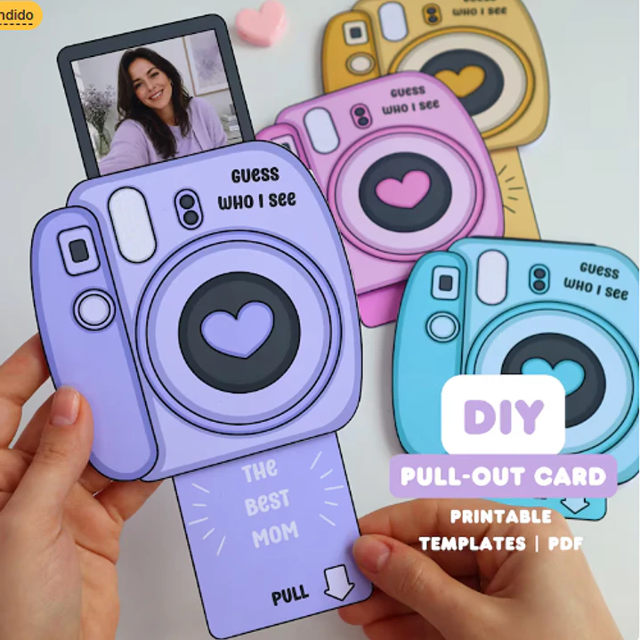 Arquivo Dia das Mães Card Máquina Fotográfica  1