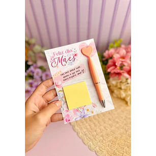 Arquivo Dia das Mães Card Caneta e Post It 