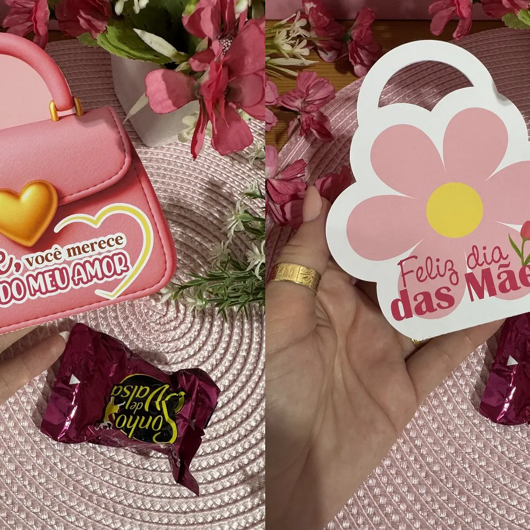 Arquivo Dia das Mães Card Bolsinha e Flor  1