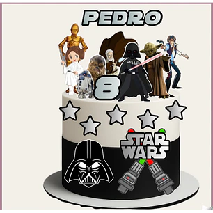 Arquivo Topo de Bolo Star Wars 