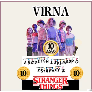 Arquivo Topo de Bolo Stranger Things 