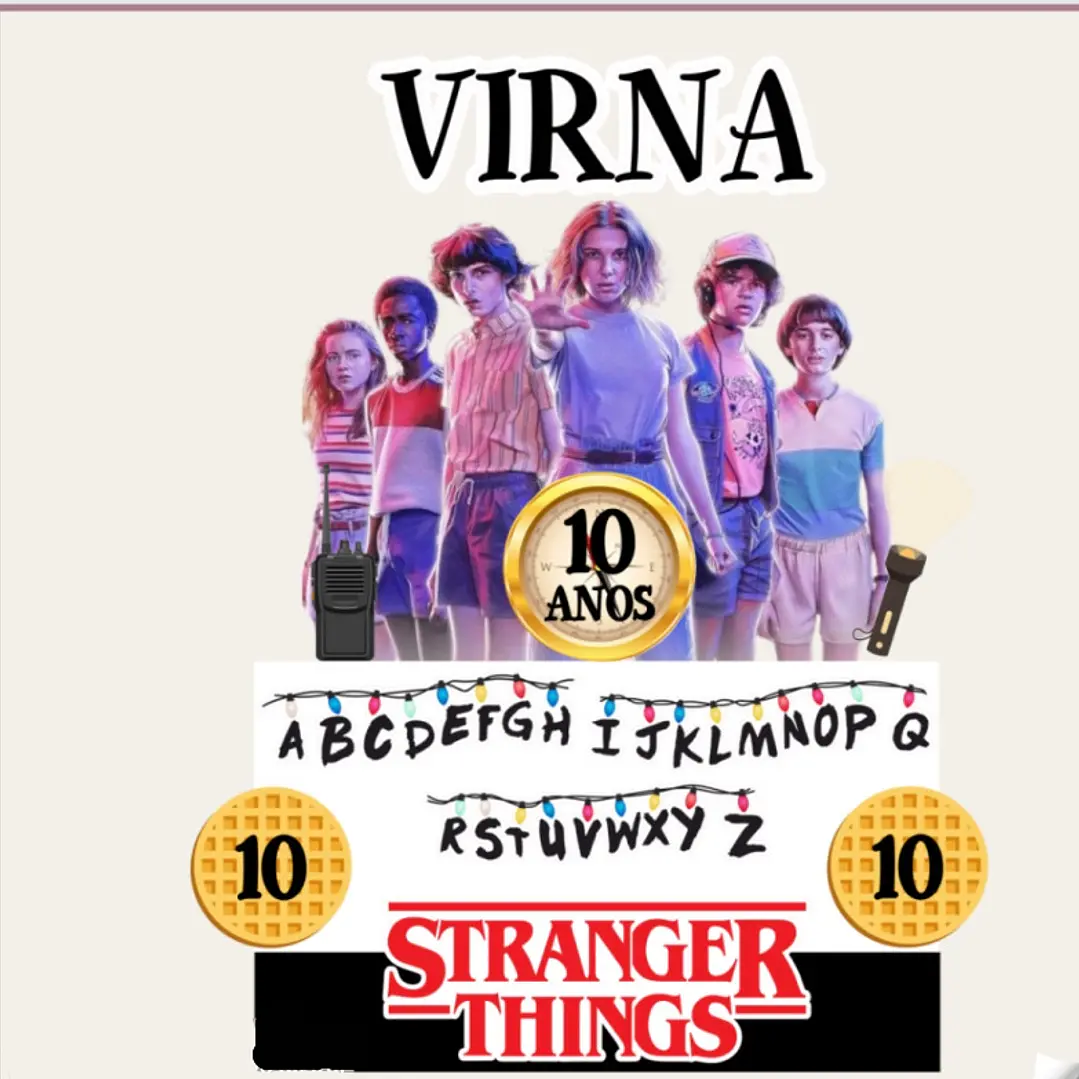 Arquivo Topo de Bolo Stranger Things  1