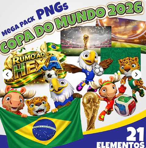 Kit Digital Copa do Mundo 2026 
