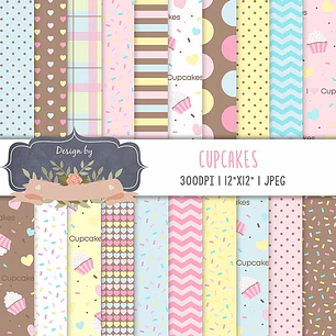 Kit Digital Cupcakes 