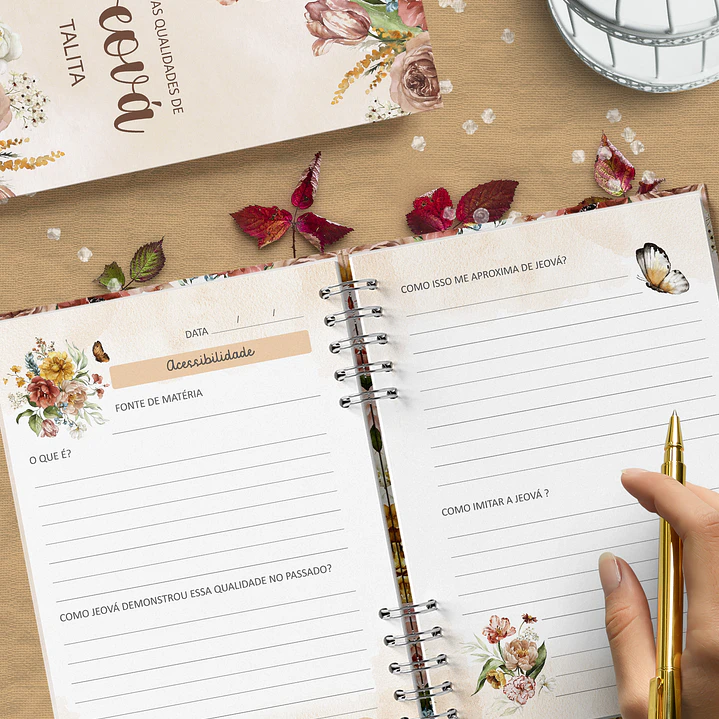 Arquivo Caderno Qualidade de Jeová Floral 2