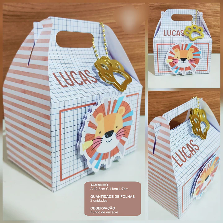 Arquivo de corte maleta leãozinho  1