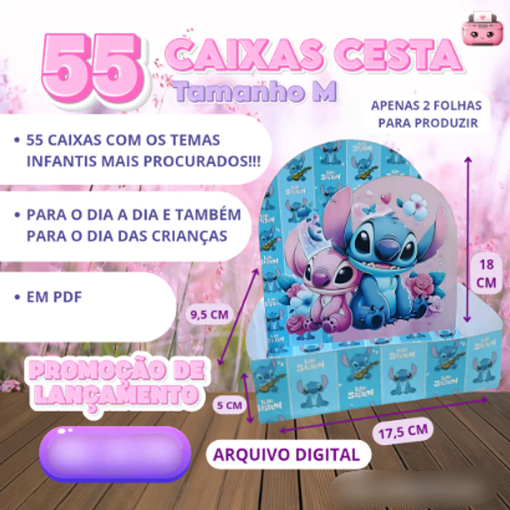 Arquivo Caixa Cesta M Infantil  1