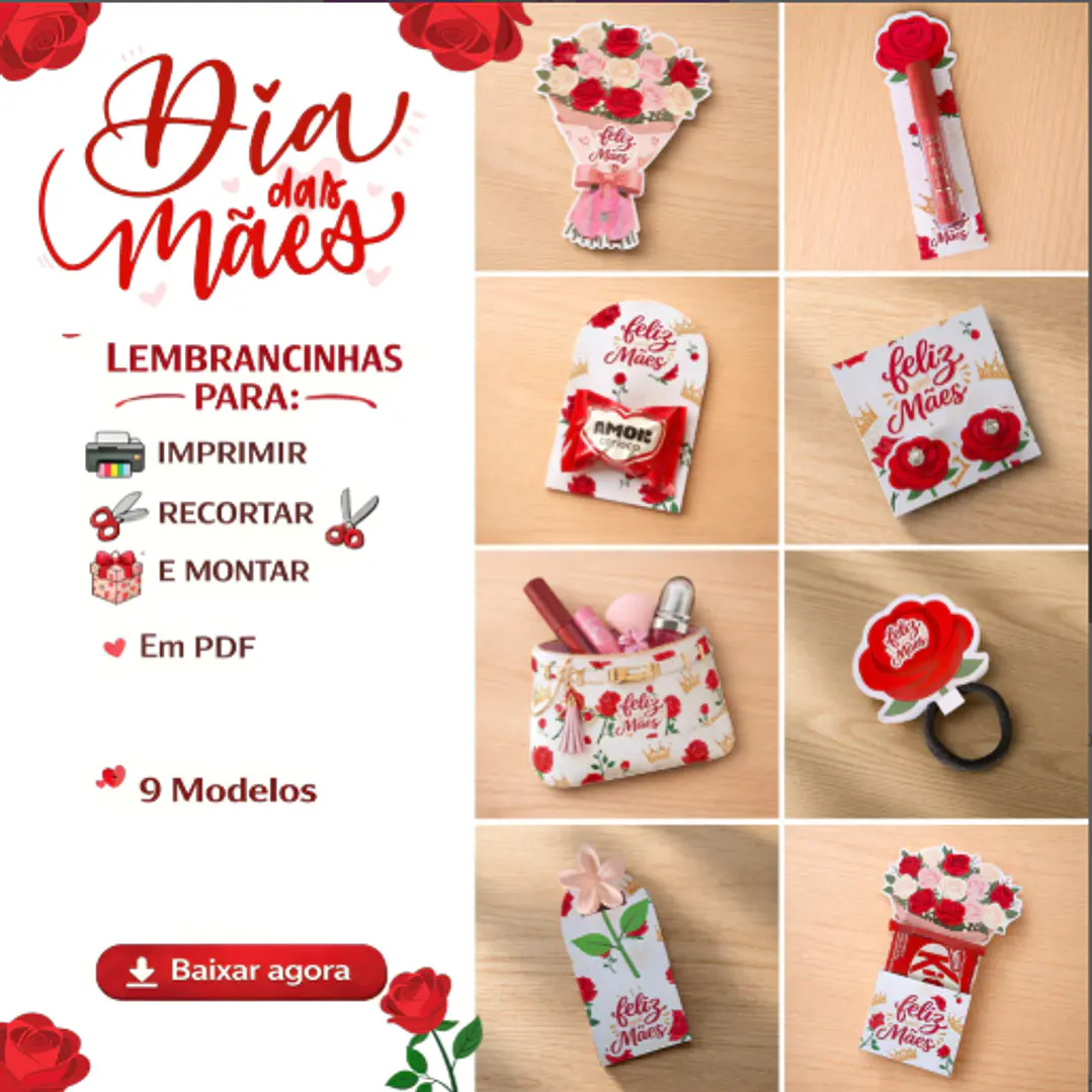 Arquivo Dia das Mães 2026 Lembrancinhas  1