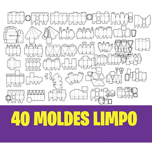 Arquivo Combo Moldes limpos em Studio