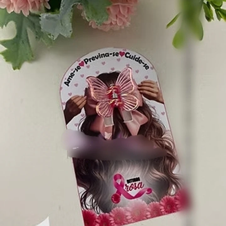 Arquivo Outubro Rosa Card Mini Presilha  1