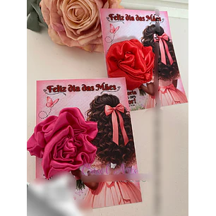 Arquivo Dia das Mães Card Xuxinha de Cetim 