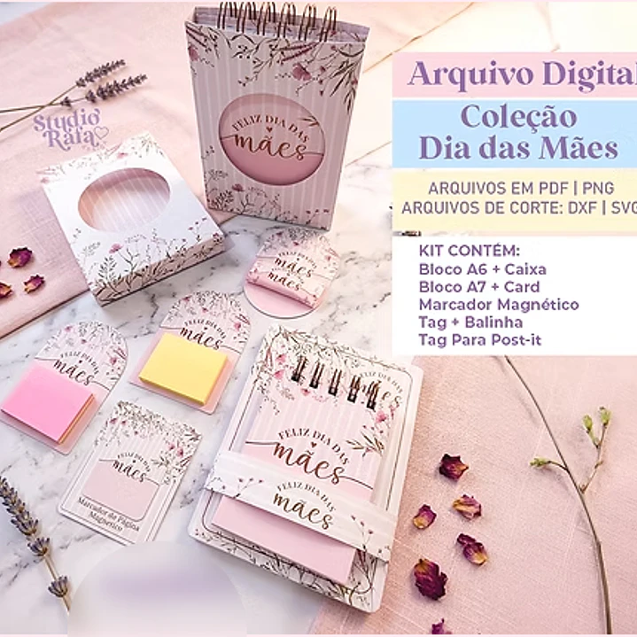 Arquivo Dia das Mães Kit Floral  1