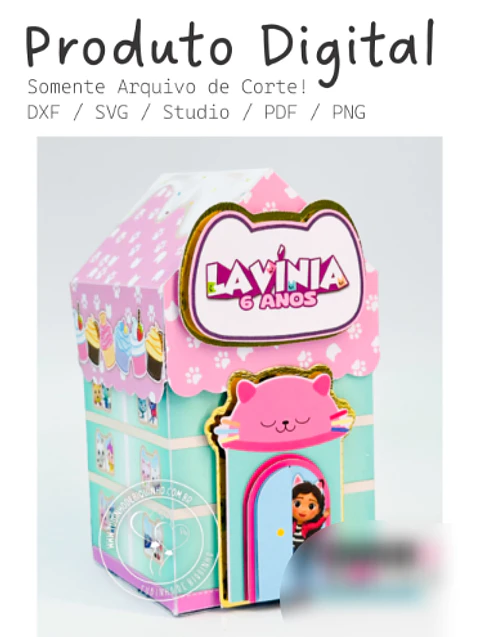 Arquivo Caixa Casinha Gabby