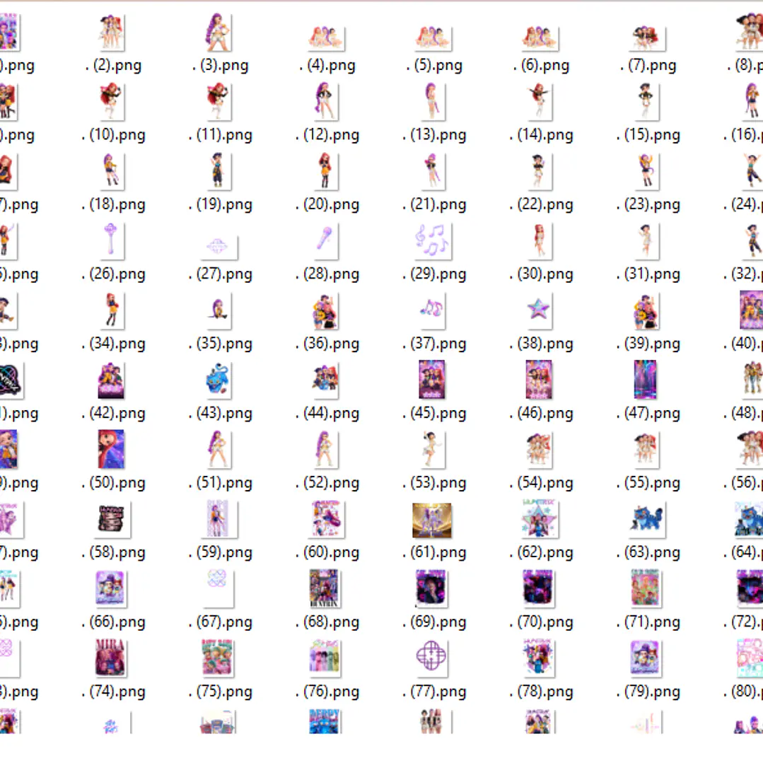 Kit Digital Guerreiras do K-pop 3D 2