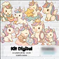 Kit Digital Unicórnio Kawaii  - Thumbnail 1