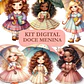 Kit Digital Doce Menina  - Thumbnail 1