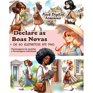 Kit Digital Mulheres JW Declare Boas Novas 