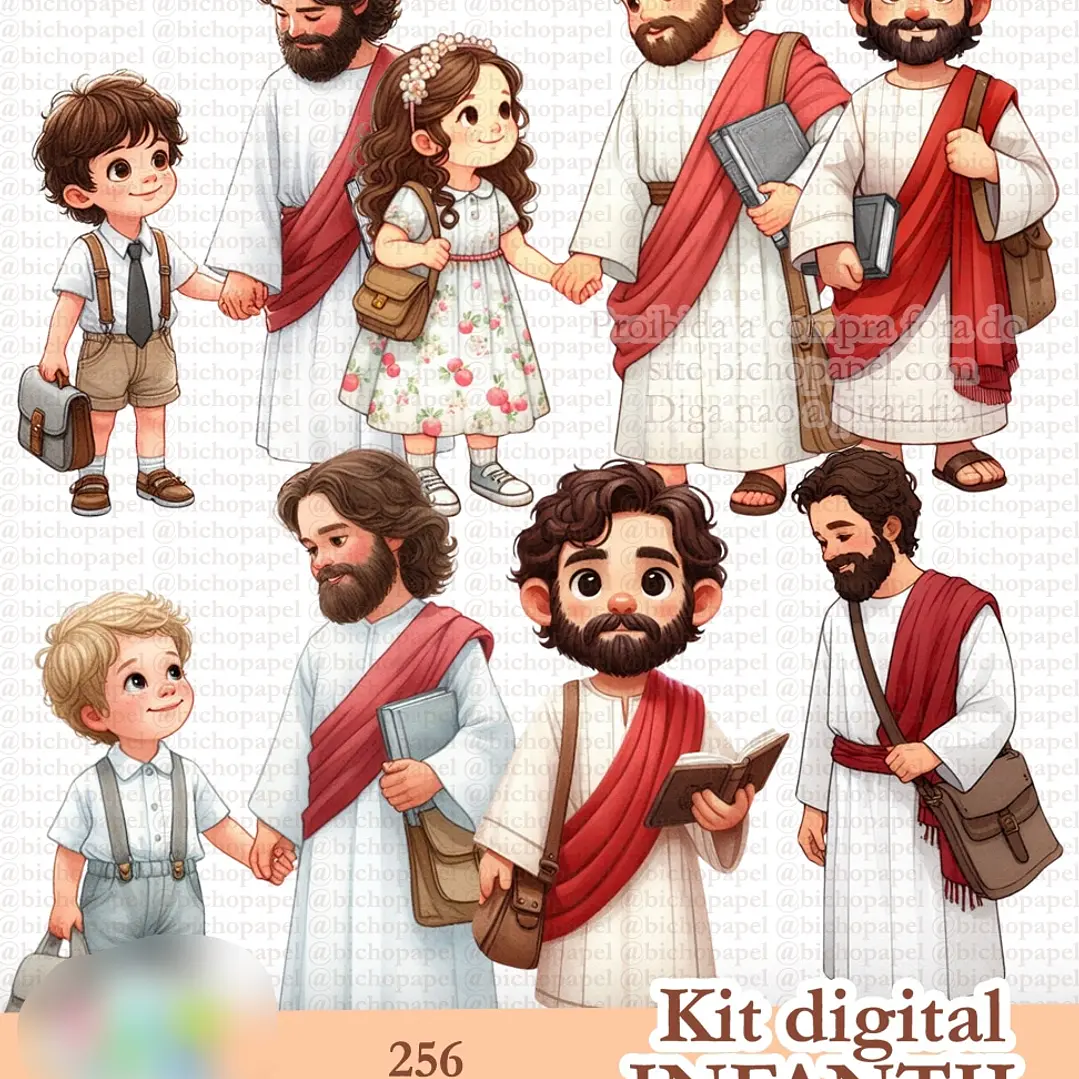 Kit Digital Infantil JW Jesus e as Crianças  3