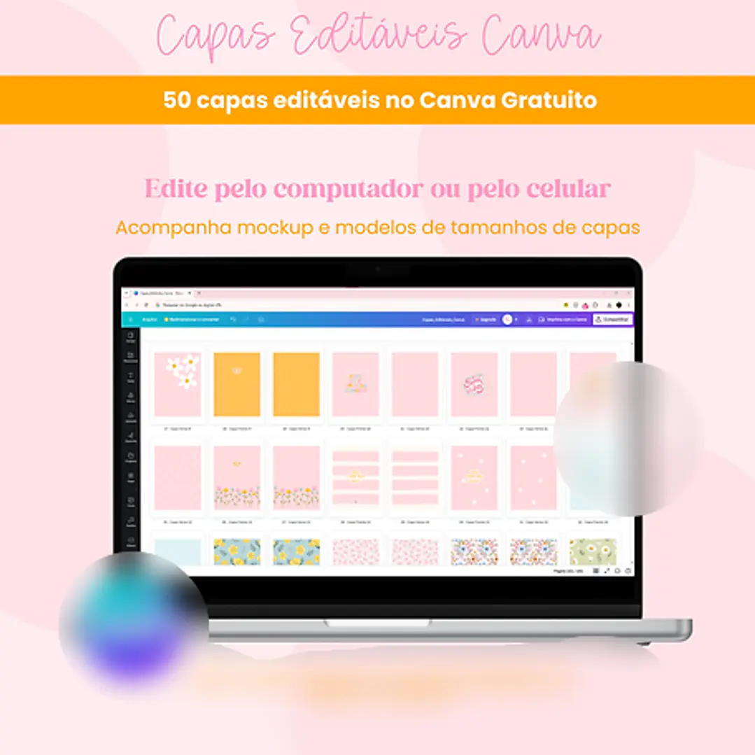 Arquivo Capas Editáveis Canva  1