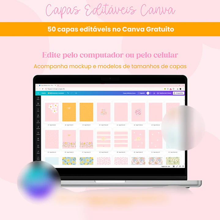 Arquivo Capas Editáveis Canva  1