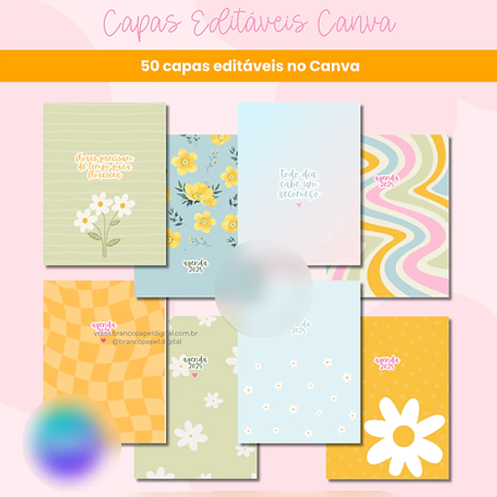 Arquivo Capas Editáveis Canva  2