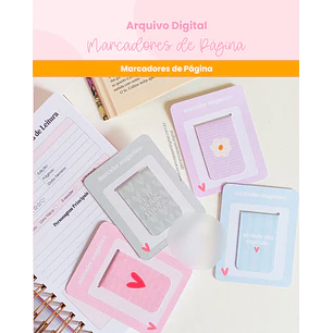 Arquivo Marcadores de Páginas Fofo