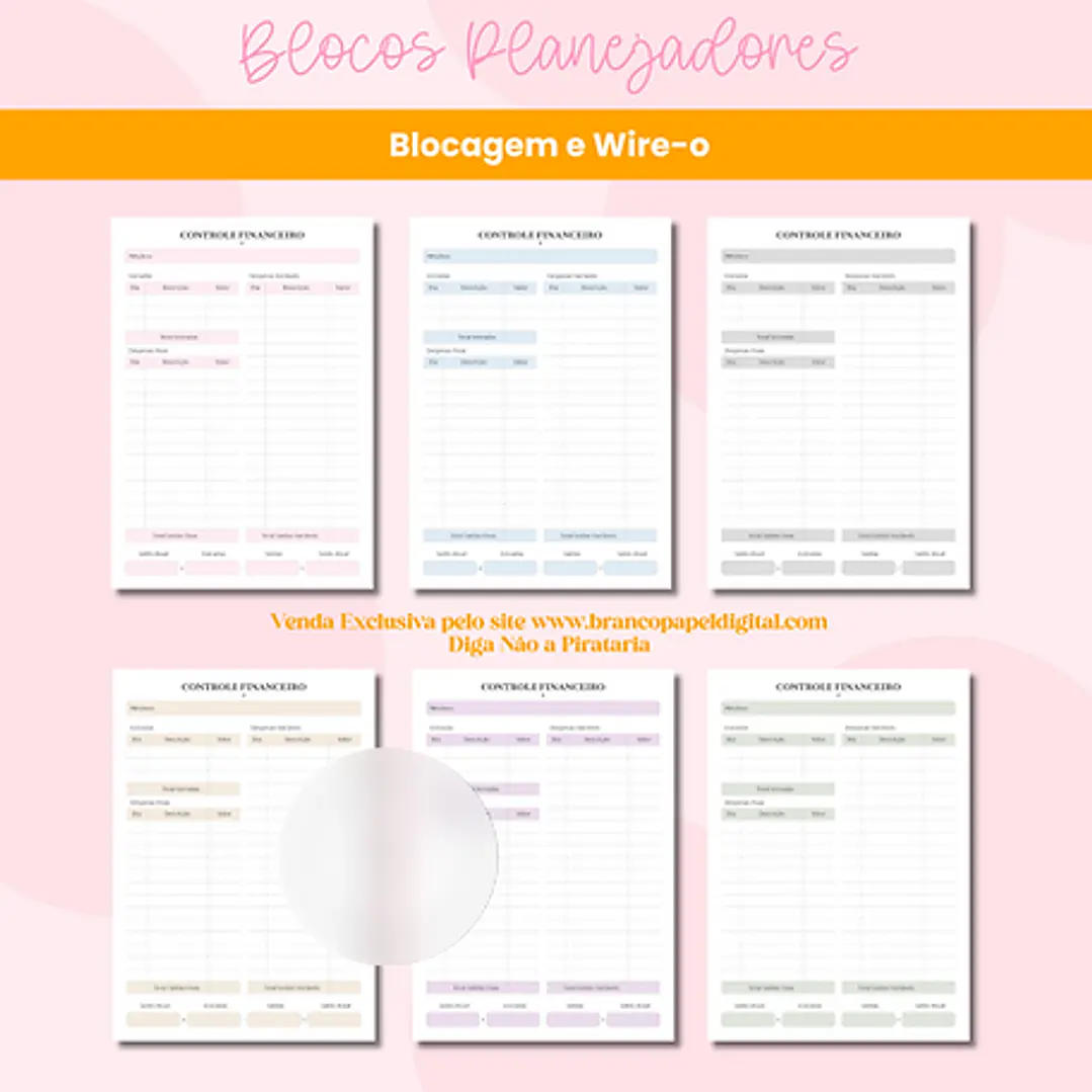 Arquivo Encadernação Planejadores Blocagem e Wire-o 4