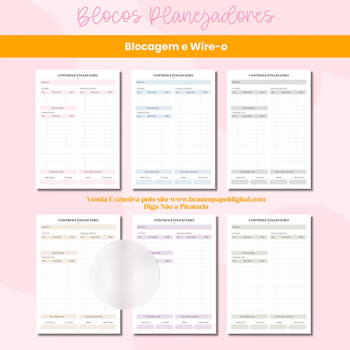 Arquivo Encadernação Planejadores Blocagem e Wire-o 4