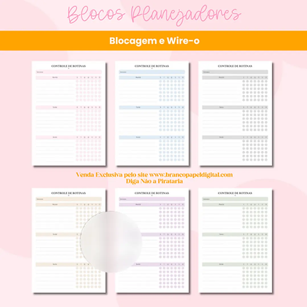 Arquivo Encadernação Planejadores Blocagem e Wire-o 8
