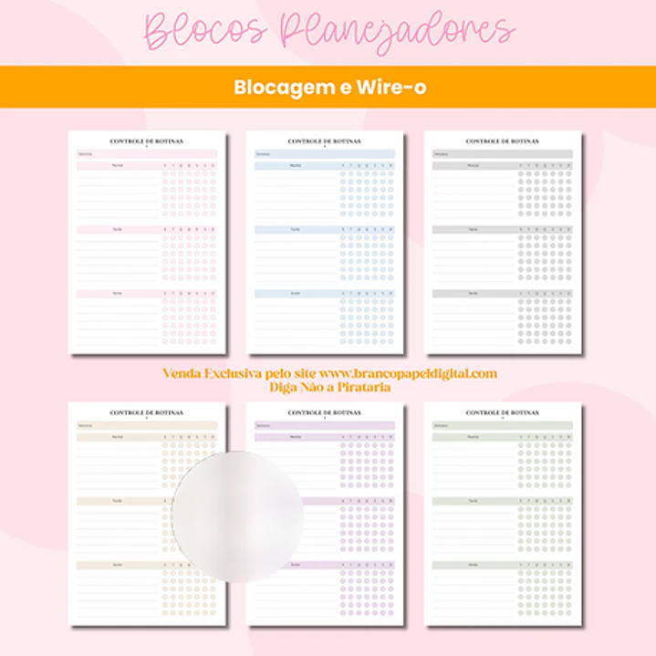 Arquivo Encadernação Planejadores Blocagem e Wire-o 8