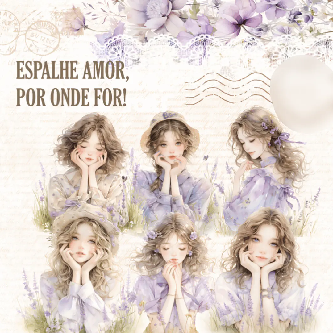 Arquivo caderno floral lilás  2