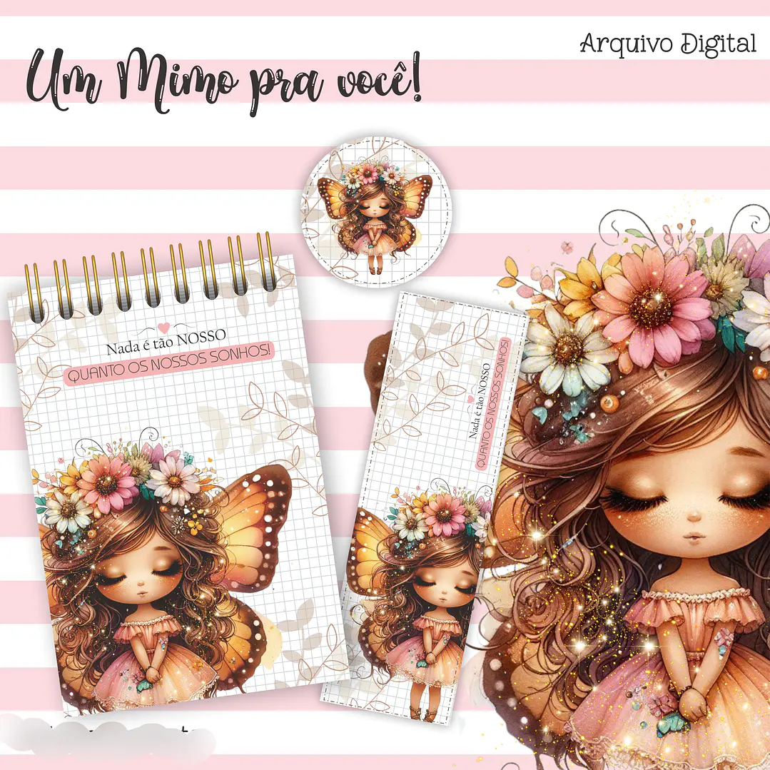 Arquivo Encadernação Kit Butterfly  2