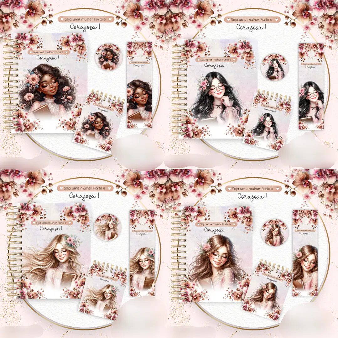 Arquivo encadernação combo mulher forte 1