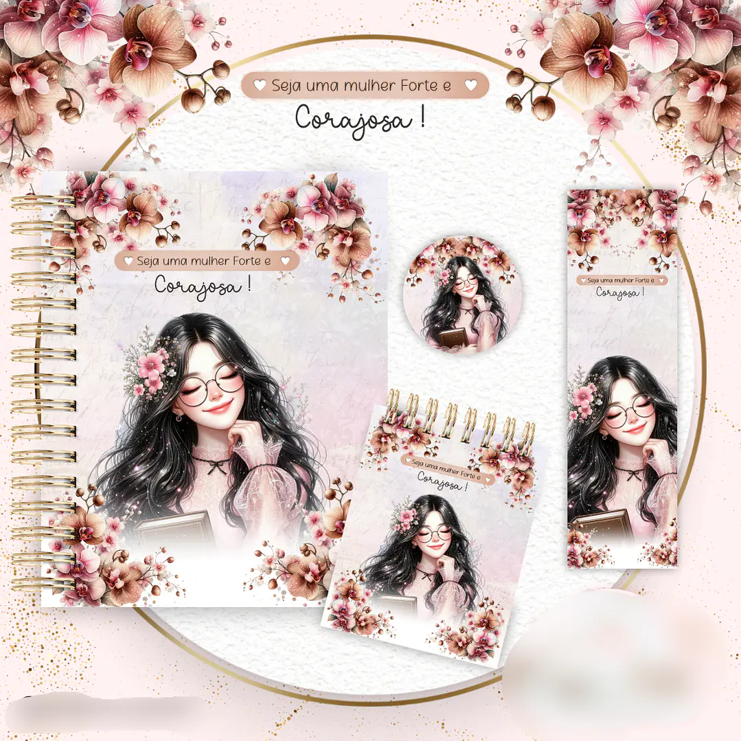 Arquivo encadernação combo mulher forte 3